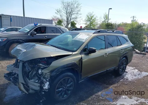 2025 Subaru Outback Onyx Edition from USA, damaged, VIN 4S4BTALC7S3125022